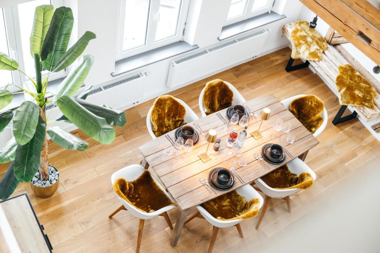 Heimatel - Luxury Penthouse Loft Apartment Ravensburg Luaran gambar