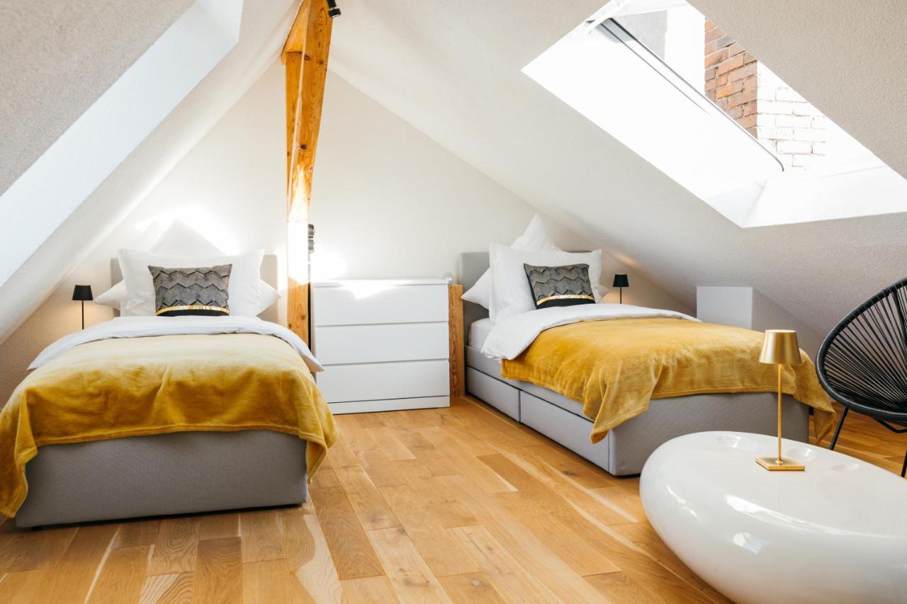 Heimatel - Luxury Penthouse Loft Apartment Ravensburg Luaran gambar