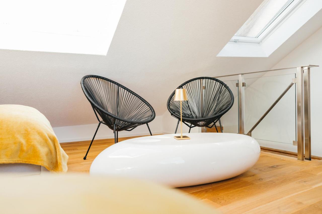 Heimatel - Luxury Penthouse Loft Apartment Ravensburg Luaran gambar
