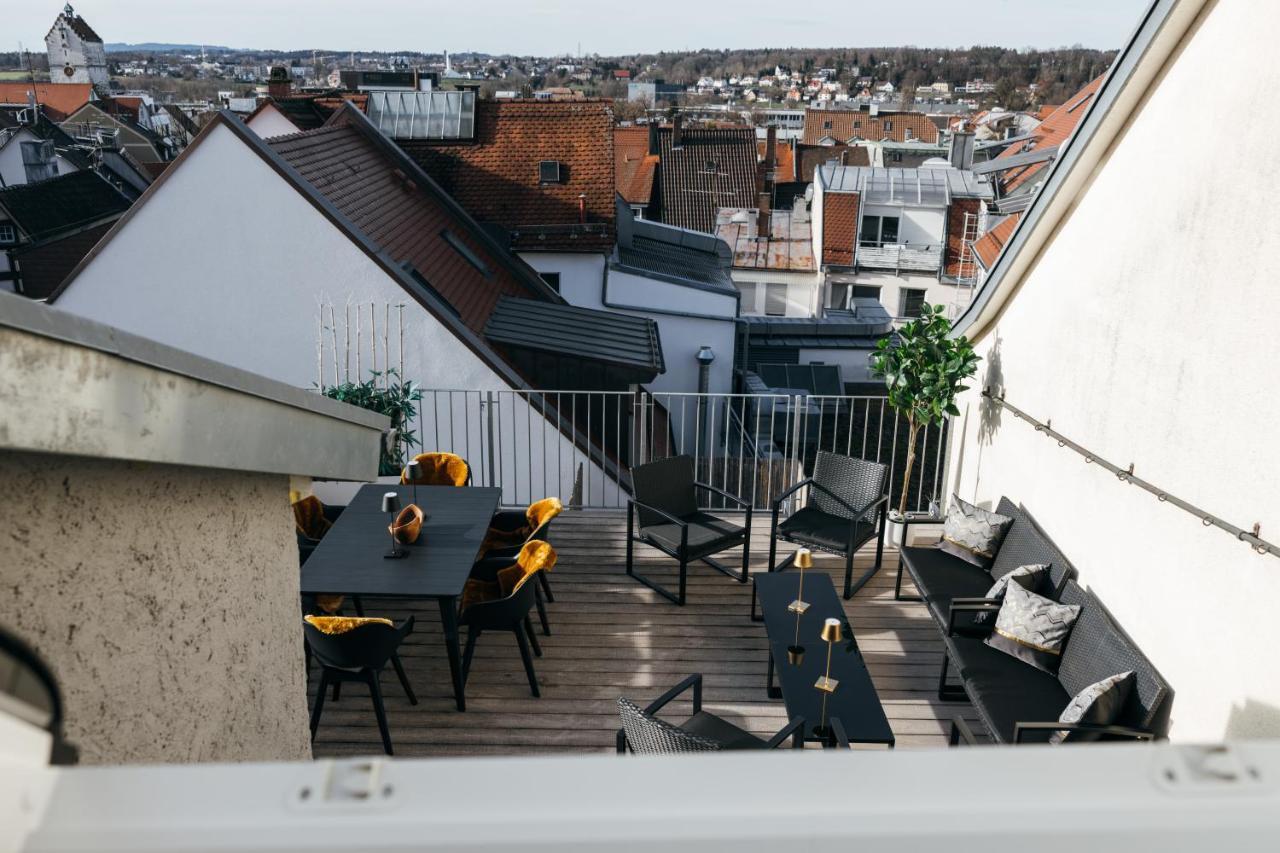 Heimatel - Luxury Penthouse Loft Apartment Ravensburg Luaran gambar
